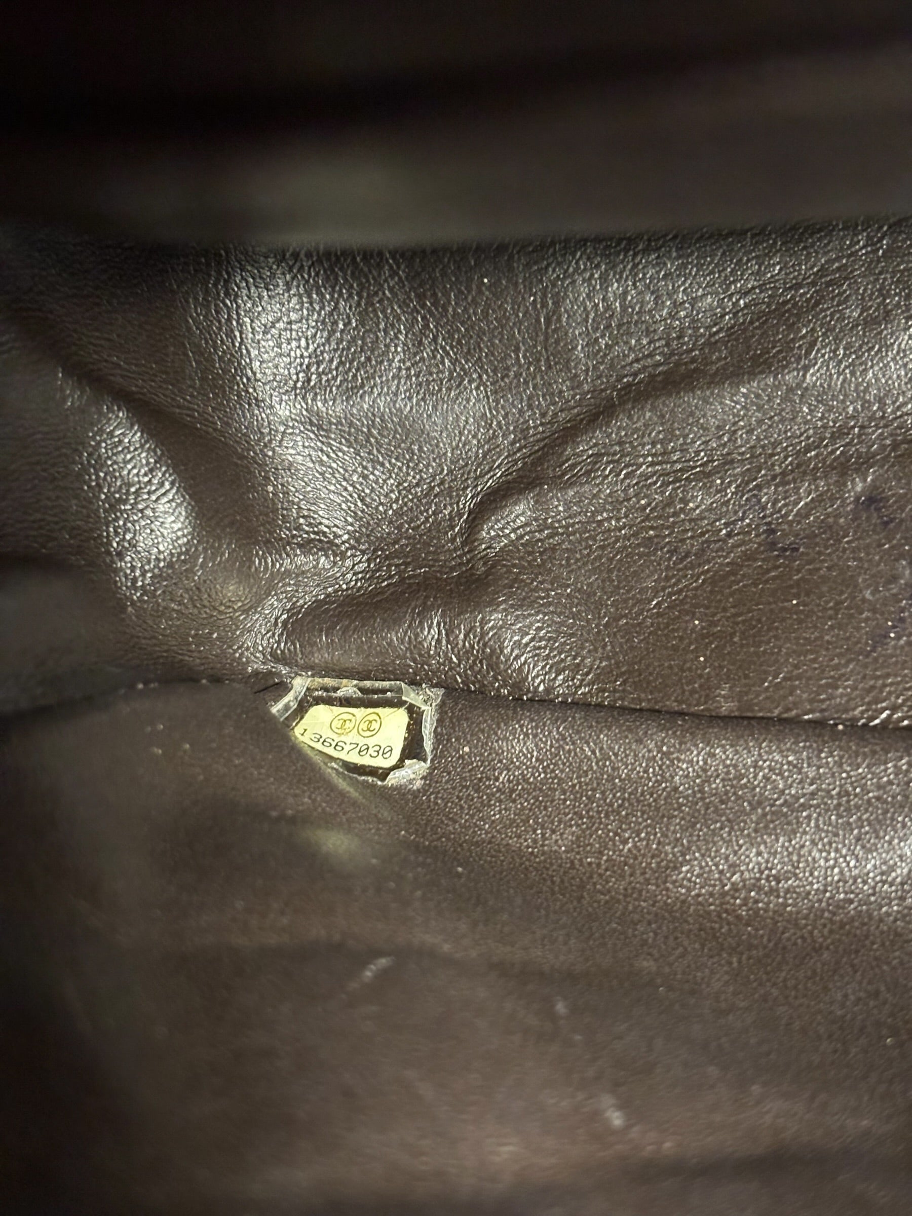 Chanel Chocolate Brown Caviar Quilted Flap Bag 2009