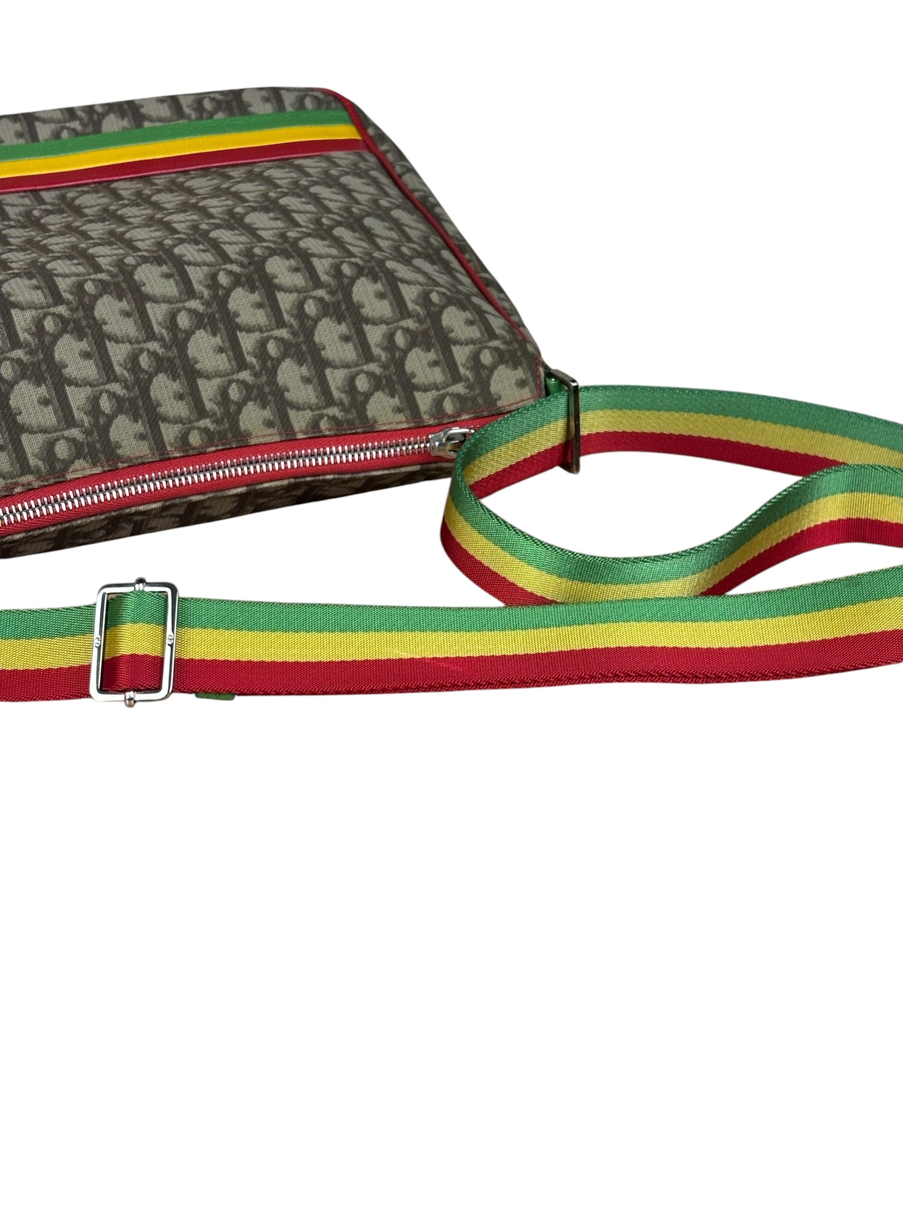 Christian Dior Vintage Rasta Trotter Crossbody Bag