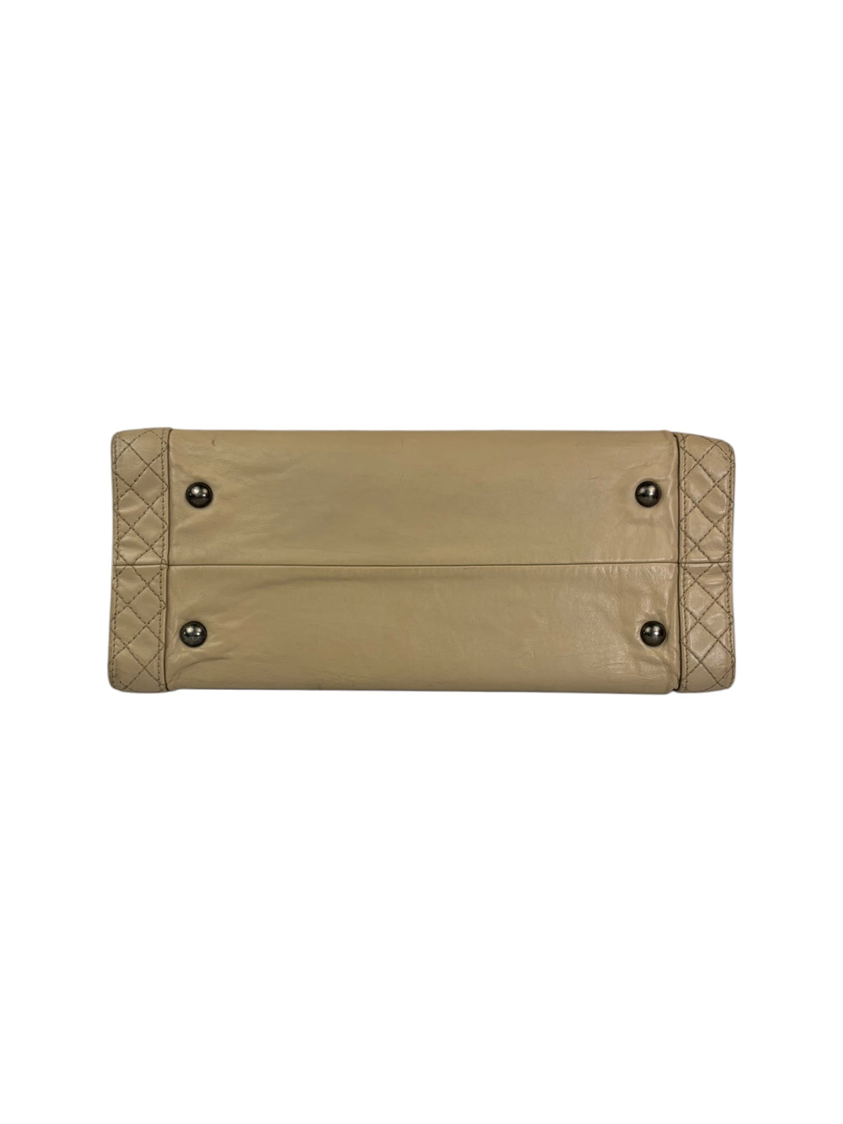 Chanel Beige Lambskin Boy Reverso Shopping Tote 2013