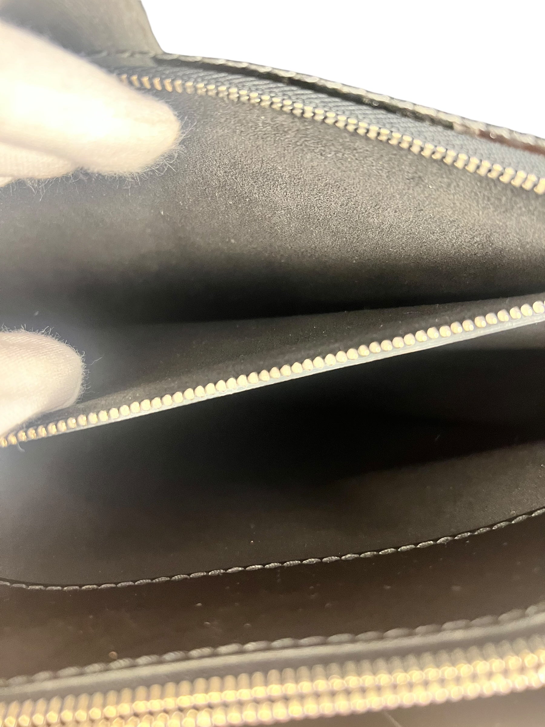 Louis Vuitton Black Electric Epi Sévigné 2Way Handbag