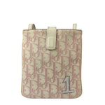 Dior Trotter Pink Canvas Crossbody Pouch