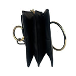 Chloe Black Suede/Leather Faye Bracelet Crossbody Bag