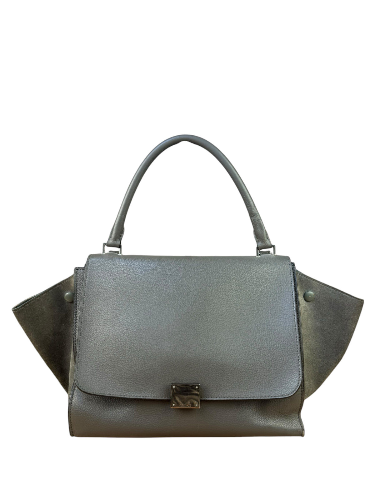 Celine Trapeze Bag In Grey