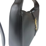 Yves Saint Laurent Black Leather Le 5 À 7 Hobo Bag