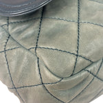 Chanel Sage Green Quilted Leather Flap Bag 2011