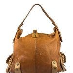 Chloe Tan Brown Leather Silverado Hobo Bag