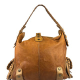 Chloe Tan Brown Leather Silverado Hobo Bag