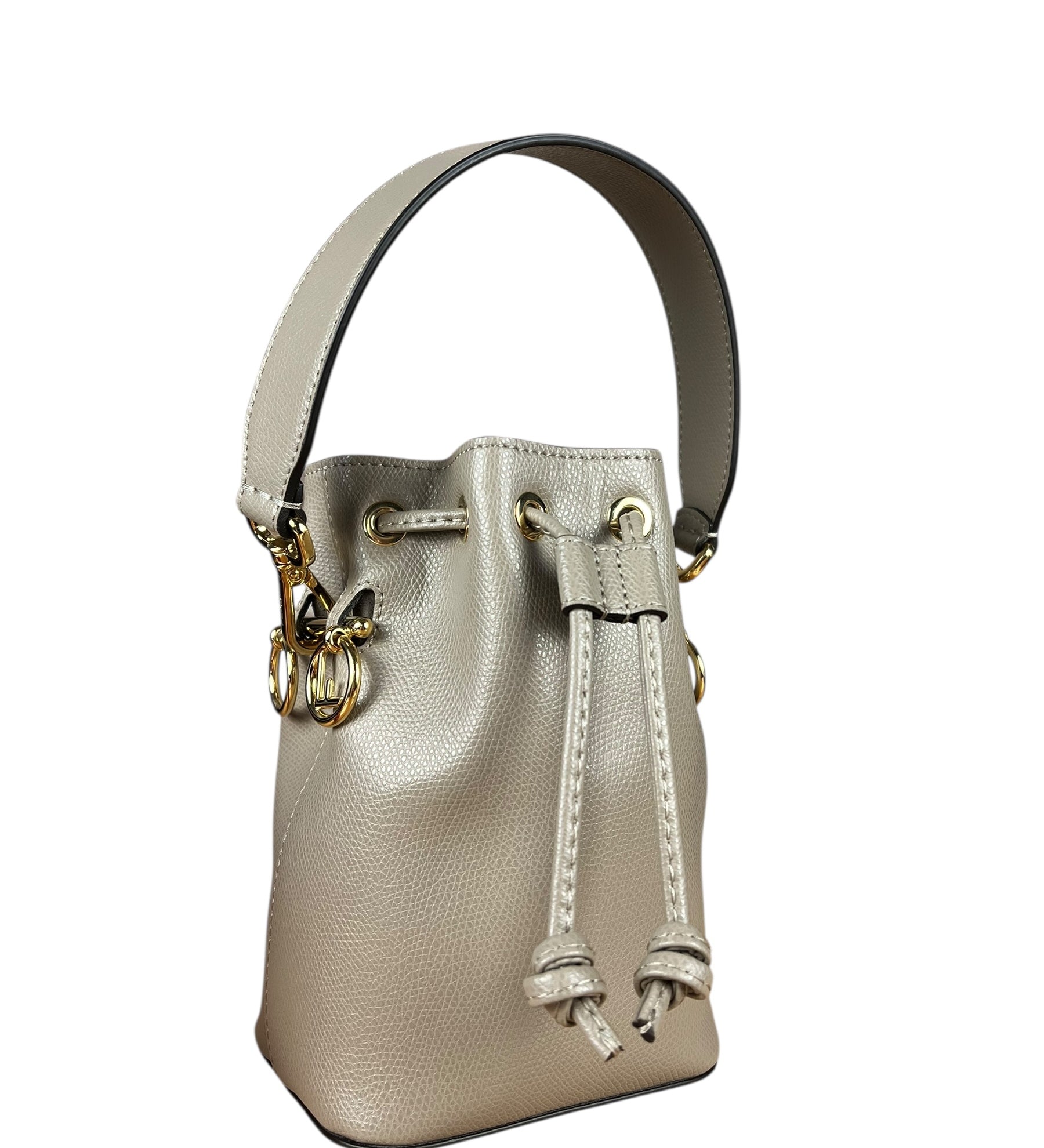 Fendi Mon Tresor Leather Bucket Bag