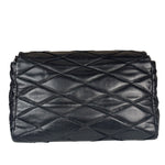 Louis Vuitton Black Quilted Lambskin Chain Flap Bag