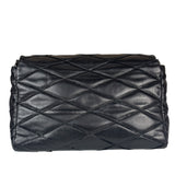 Louis Vuitton Black Quilted Lambskin Chain Flap Bag
