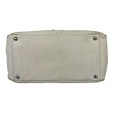 Chanel Cream Chevron Leather Outdoor Ligne Shoulder Bags  2005