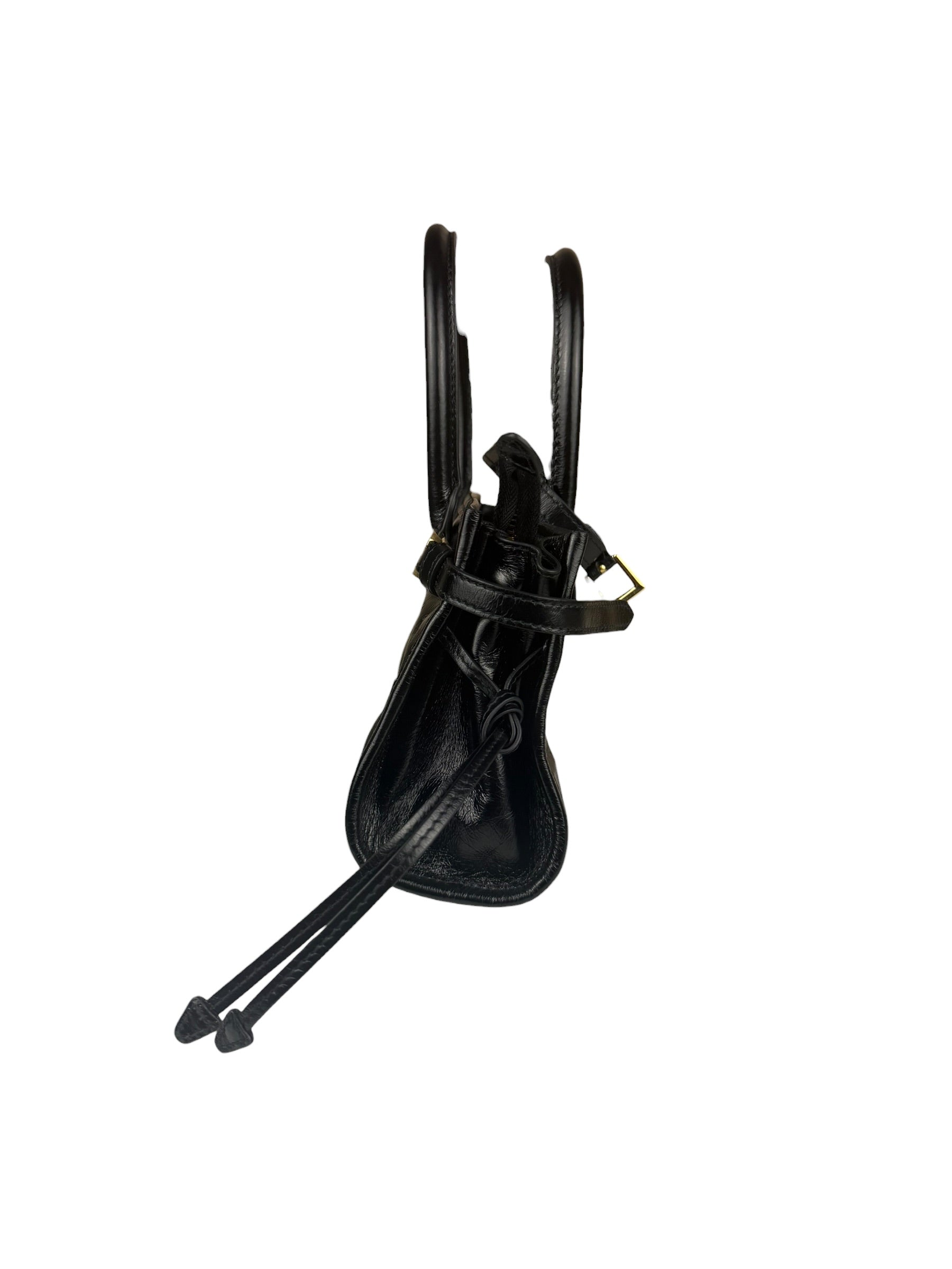 Prada Black Bonnie Calfskin Shoulder Bag