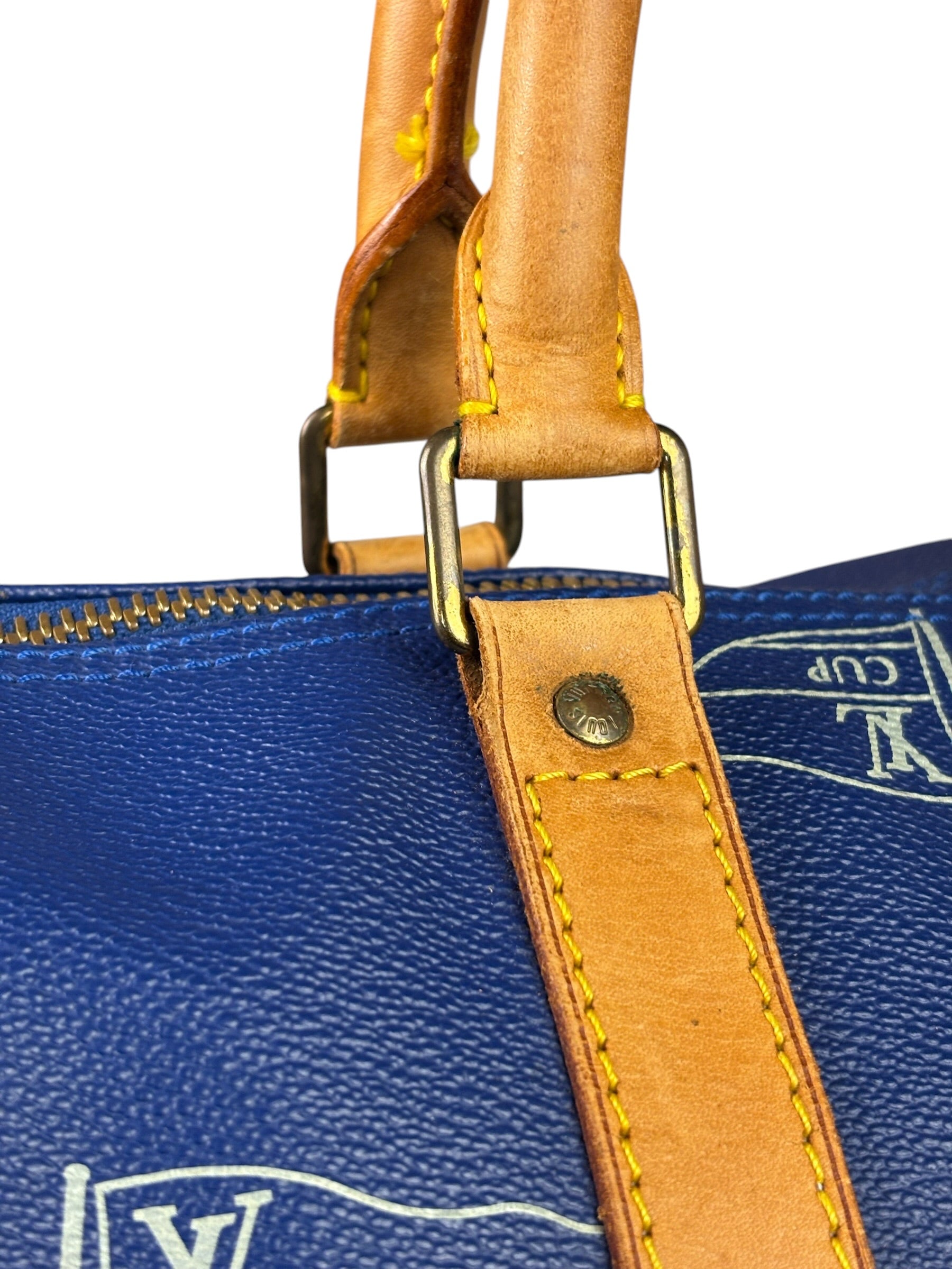 Louis Vuitton Blue America's Cup Keepall 45