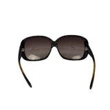 Prada SPR25N Brown Tortoiseshell Acetate Oversized Sunglasses