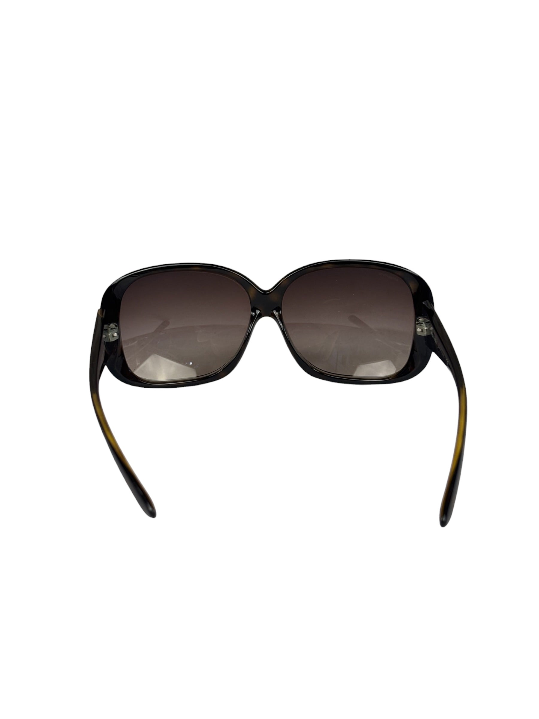 Prada SPR25N Brown Tortoiseshell Acetate Oversized Sunglasses