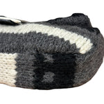 Fendi Vintage Grey/Black Knit Wool Baguette