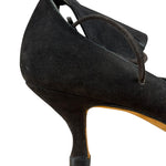 Manolo Blahnik Brown Suede Strappy Heels