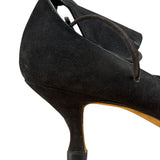 Manolo Blahnik Brown Suede Strappy Heels