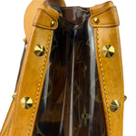 Louis Vuitton Vintage Brown Leather/PVC Monogram Ambre Tote