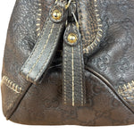 Gucci New Pelham Brown Leather Handbag