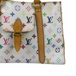 Louis Vuitton White Murakami Aurelia MM Tote Bag