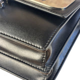 Fendi Black Leather Kan I Monster Eyes Shoulder Bag