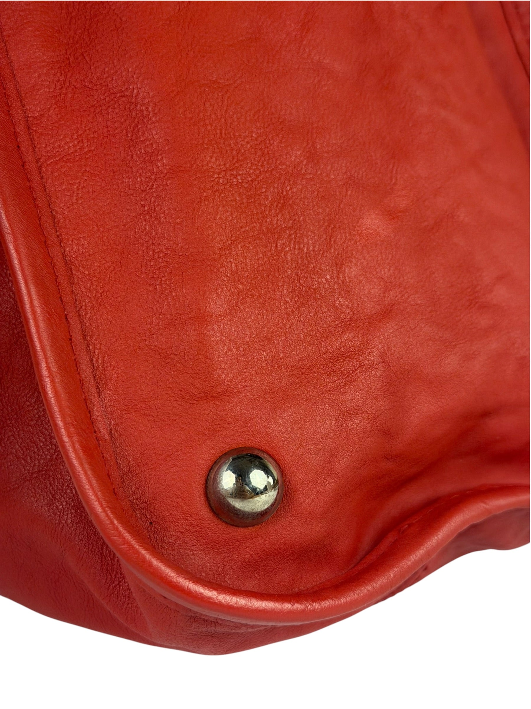 Chanel Red Quilted Leather Natural Beauty Chain Tote 2010