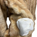 Vintage Beige Mink Fur Coat