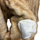 Vintage Beige Mink Fur Coat