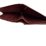 Cartier Vintage Bordeaux Burgundy Leather Bifold Wallet
