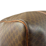 Celine Vintage Macadam Print Boston Bag