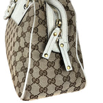 Gucci GG Canvas Trophy Boston Bag