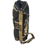 Prada Vintage Tessuto Lucertola Black Lizard Shoulder Bag