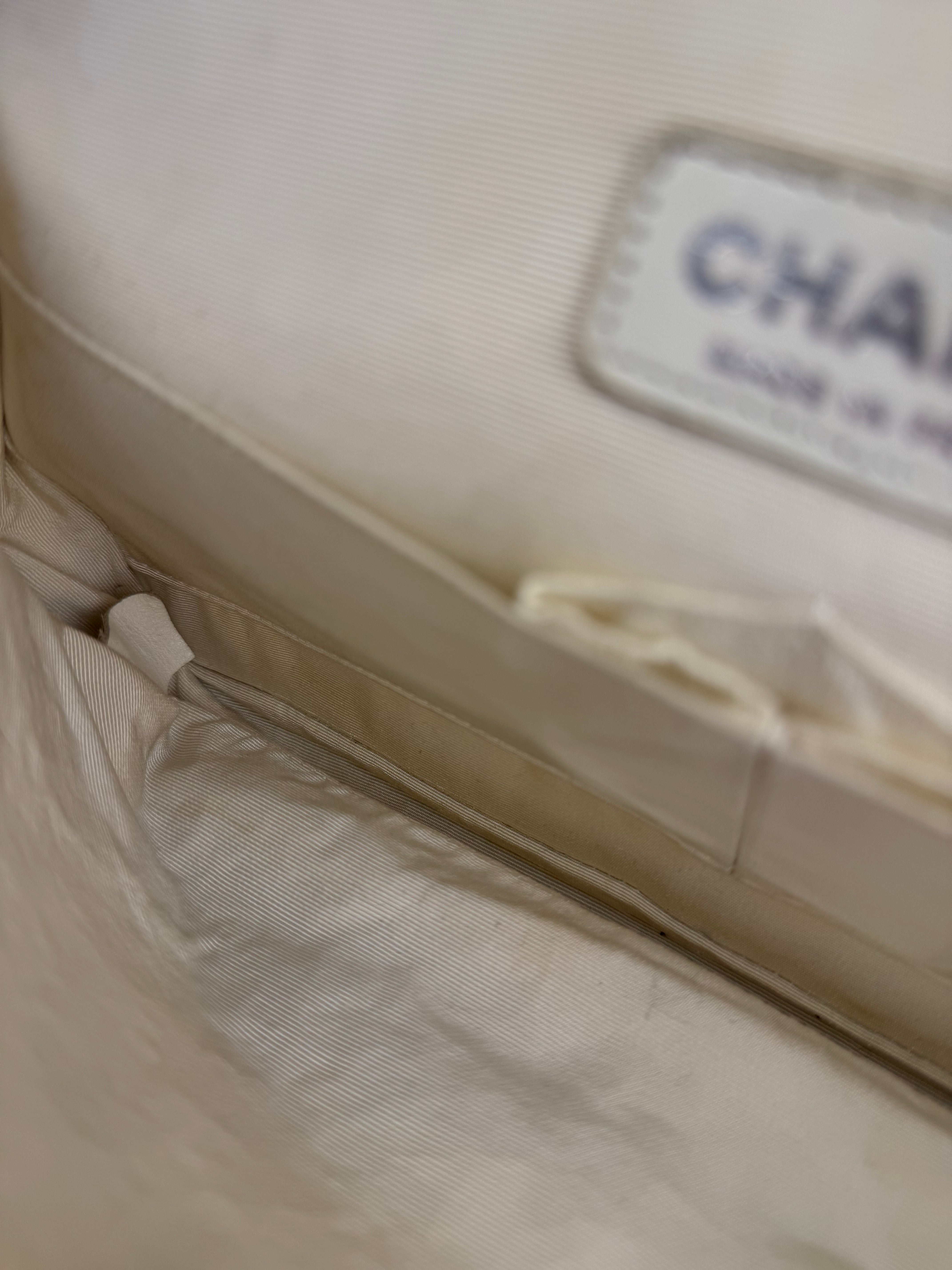 Chanel Tweed Woven Medium Classic Double Flap Bag 2014