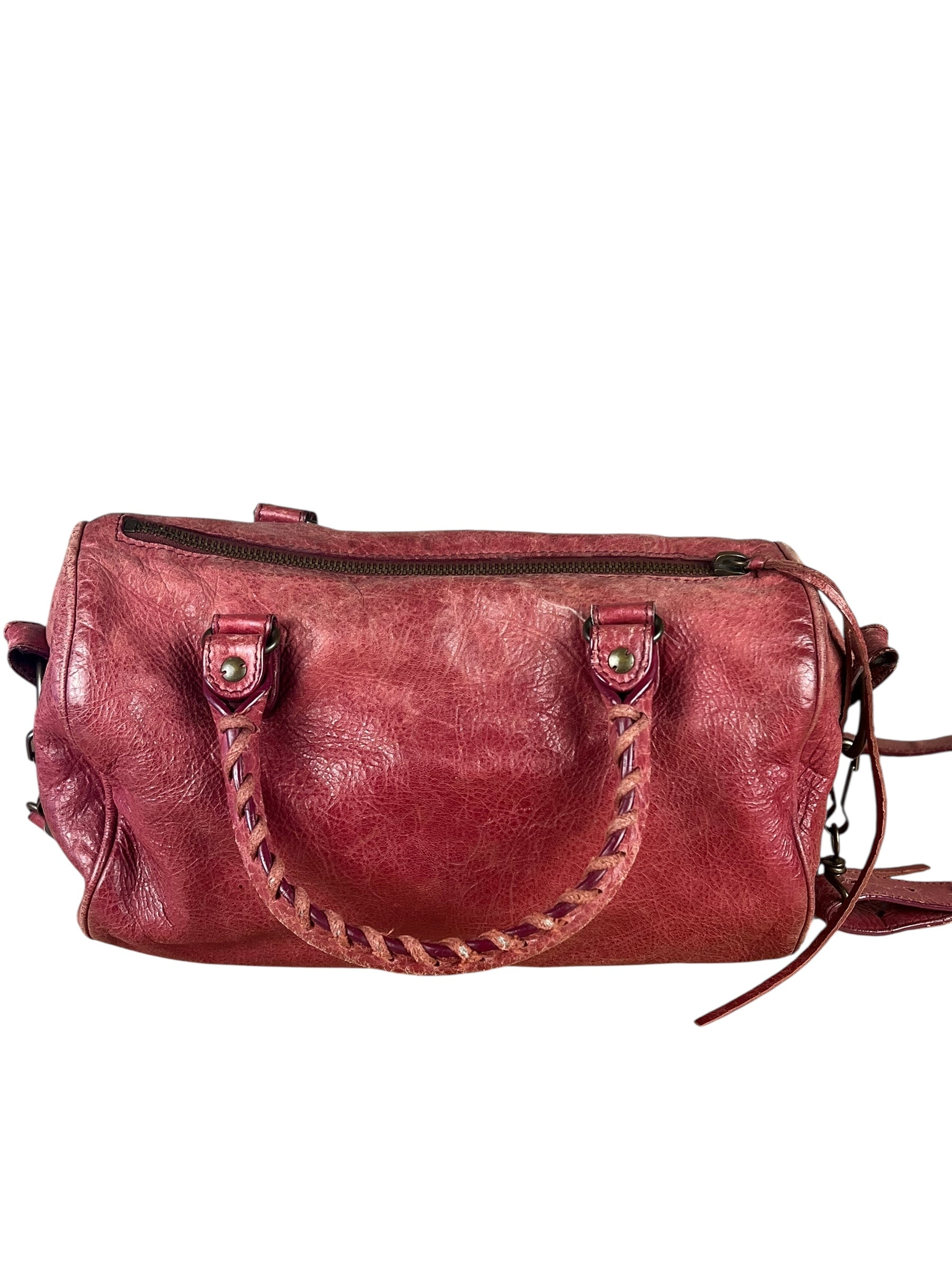 Balenciaga Mini Classic Leather City Bag Red