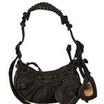 Balenciaga Black Denim Le Cagole XS Shoulder Bag