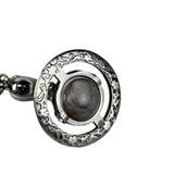 Vivienne Westwood Gunmetal 3D Orb Necklace