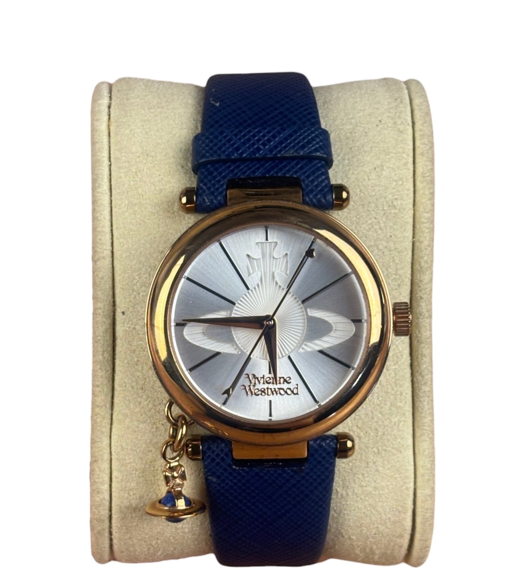 Vivienne Westwood Vibrant Blue/Rose Gold Orb Pop VV006RSBL
