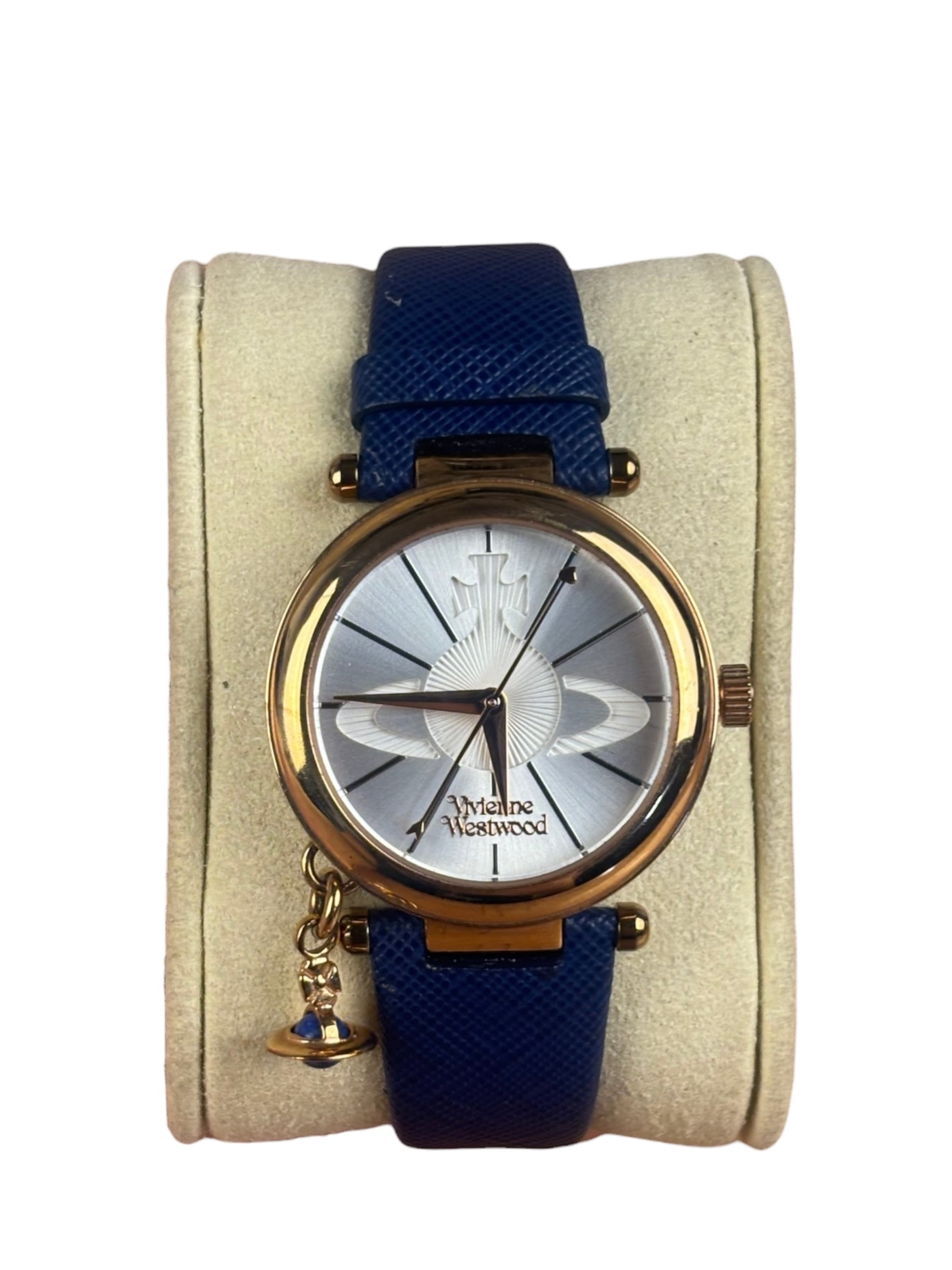 Vivienne Westwood Vibrant Blue/Rose Gold Orb Pop VV006RSBL