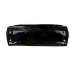 Chanel Black Patent Floral Cutout Tote (Patent Damaged) 2003