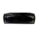 Chanel Black Patent Floral Cutout Tote (Patent Damaged) 2003