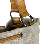 YSL Canvas Kahala Heart Tote