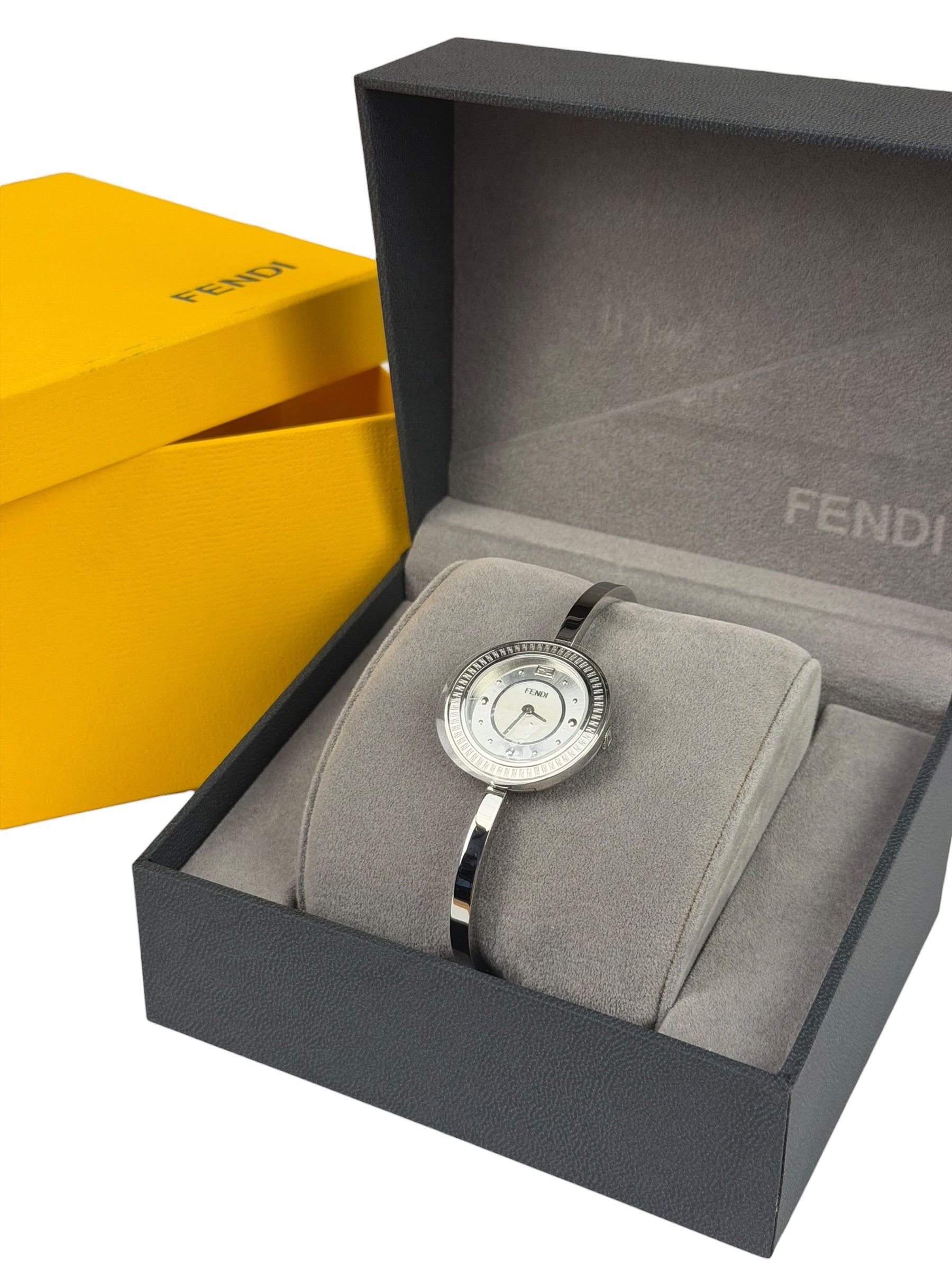 Fendi My Way 35000s Silver Bangle Watch