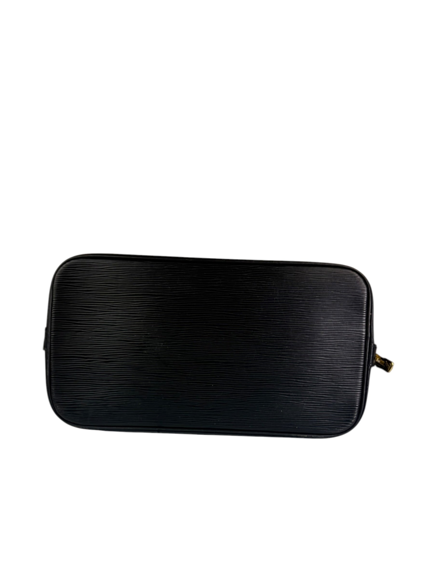 Louis Vuitton Black Epi Leather Alma Handbag PM