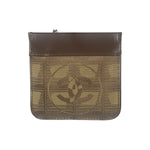 Chanel Vintage Travel Line Brown Key Pouch 2002