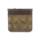 Chanel Vintage Travel Line Brown Key Pouch 2002