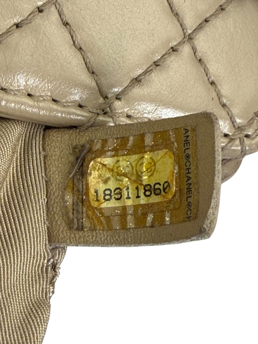 Chanel Beige Lambskin Boy Reverso Shopping Tote 2013