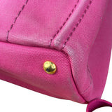 Prada Pink Canapa Canvas Handbag
