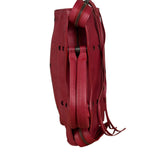 Balenciaga Red Leather Blackout City Two-Way Bag