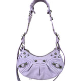Balenciaga Lilac Calfskin Le Cagole XS Shoulder Bag